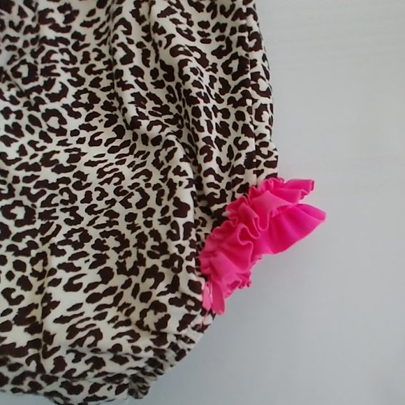 Carter's Baby Girl Leopard Ruffle Swimsuit 24 M - Picture 6 of 8
